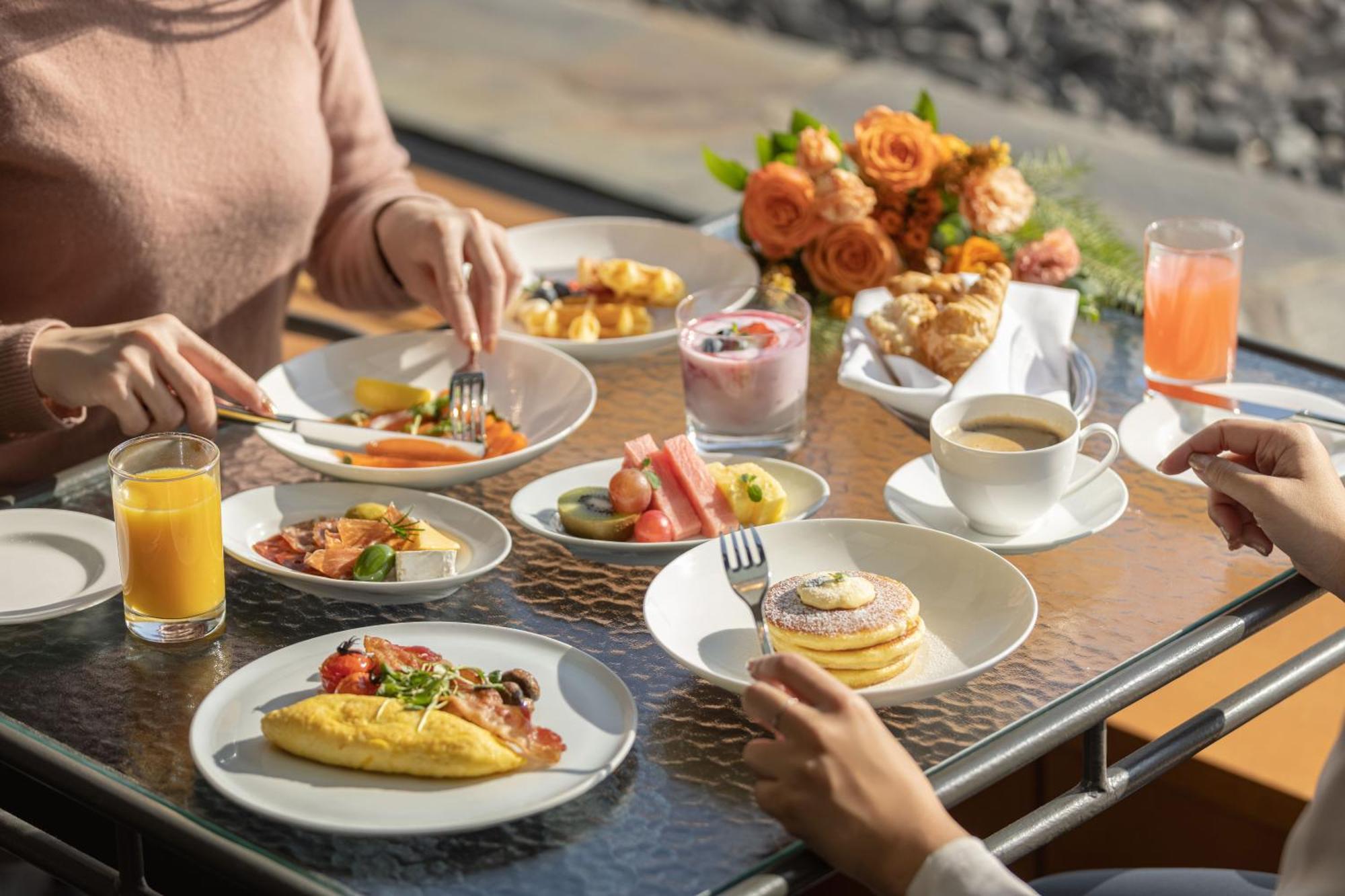Grand Hyatt Seoul Ξενοδοχείο Εξωτερικό φωτογραφία A breakfast buffet at a hotel